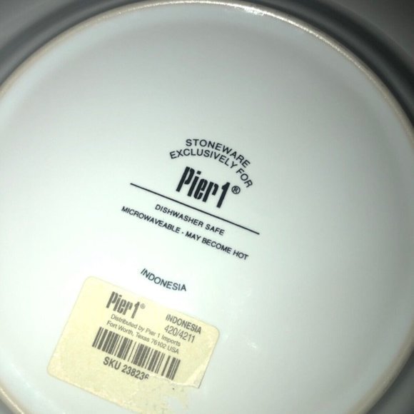 Pier 1 Stoneware Yellow‎ Bird Salad Dessert Plate - Picture 2 of 8